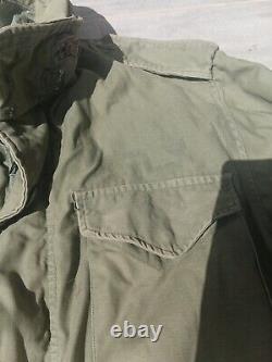 Manteau de terrain militaire de l'armée américaine VTG, modèle M65, pour temps froid, taille moyenne, armée israélienne IDF.