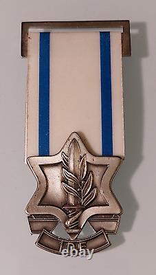 Médaille Zahal Idf De L'armée Israélienne Pour Son Service En Israël Décernée À Des Officiers Étrangers