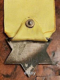 Médaille de la valeur de l'armée israélienne Zahal Idf Israël Médaille rare de type précoce décernée