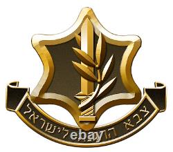 Men's Tactical Watch Logo Des Forces De Défense Militaires Israéliennes, Imperméable 100m