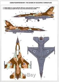 Modèles De Skale Wings 1/72 General Dynamics F-16 Barak Force De Défense Israélienne