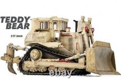 Nouveau 1/72 Israël Armored Idf Caterpillar D9r Bulldozer Desert Color Modèle En Plastique