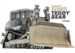 Nouvelle Échelle 172 Israël Armored Fdi Caterpillar D9r Bulldozer Modèle En Plastique Gris