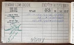 Plongée du Idf Mossad Shayetet 13 dans le Sinaï, Égypte, années 1970, Judaïca juive rare signée