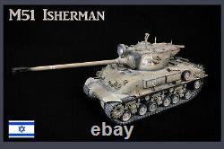 Pro-built 1/35 Fdi M51 Isherman Isherman Israel Medium Tank Modèle Fini (preorder)