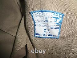Rare Idf Zahal Gala Attaché Hors D'israël Représentant 40's Jacket Suit Iwanir