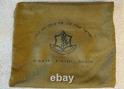 Rare Vtg Militaire Idf Zahal Tefillin & Prière Châl Tallit & Sac Original 60's