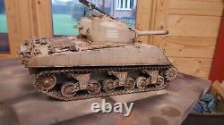 Tank Modèle 1/16 Sherman M4a3 Rc En Camoflage De Tsahal