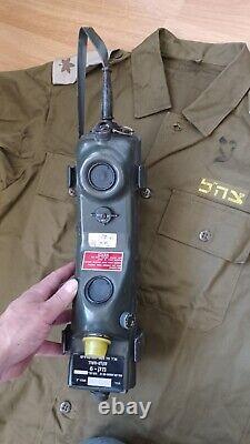 Une Prc6 Idf Zahal Radio Israélienne Yom Kippur Guerre Webbing Holster Pouch Belt Shirt