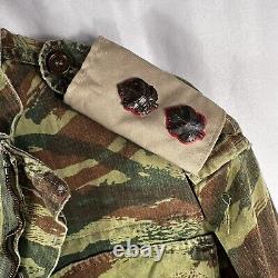 Veste originale de colonel de l'IDF israélien de la guerre des Six Jours - Smock Camo des parachutistes français 47/56