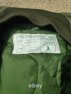 Vintage(2010)veste D'officier Idf Vert Olive Armée Israélienne Zahal Taille Large