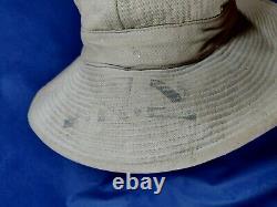 Vintage 50's Idf Zahal Soldier Khaki Hat Stetson Français Made Duvoir Le Mans