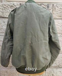 Vintage Authentique Fdi USA Army Tanker Jacket Field Jacket Coat Utilisé Taille L