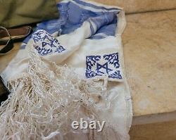 Vintage Tefilin Tfilin Tfilen &velvet Sac Judaica Jewish Plus Talit Idf Zahal