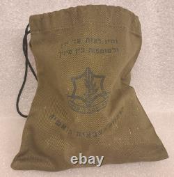 Vtg 50' Israël Zahal Idf Militaire Petit Tefillin Sac Original Judaïca Juif